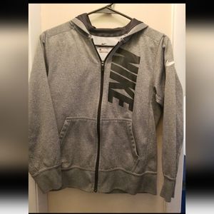 Boys Nike zip up hoodie sz L